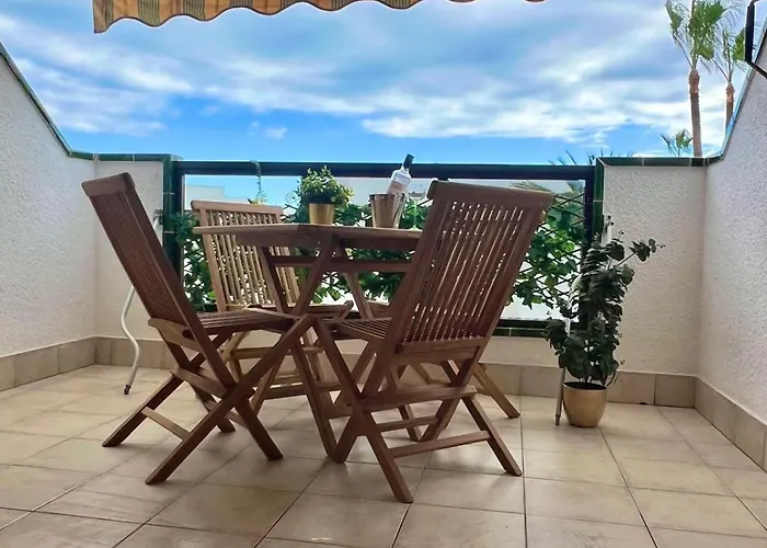 아파트 Vista Parcial Mar En Tenerife Sur